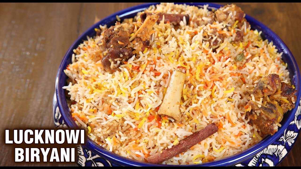 Lucknowi Mutton Biryani | Goat Meat Biryani Recipe | Dum Biryani | Biryani Recipe By Varun Inamdar