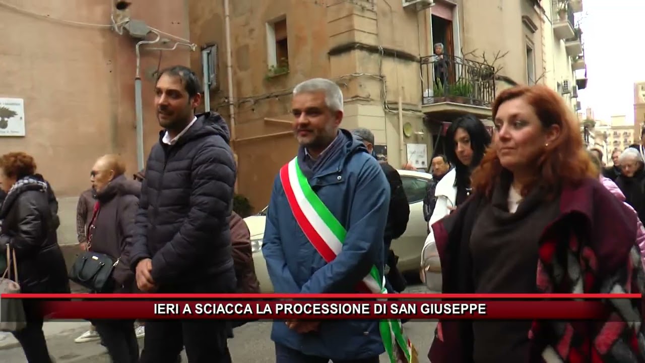IERI A SCIACCA LA PROCESSIONE DI SAN GIUSEPPE