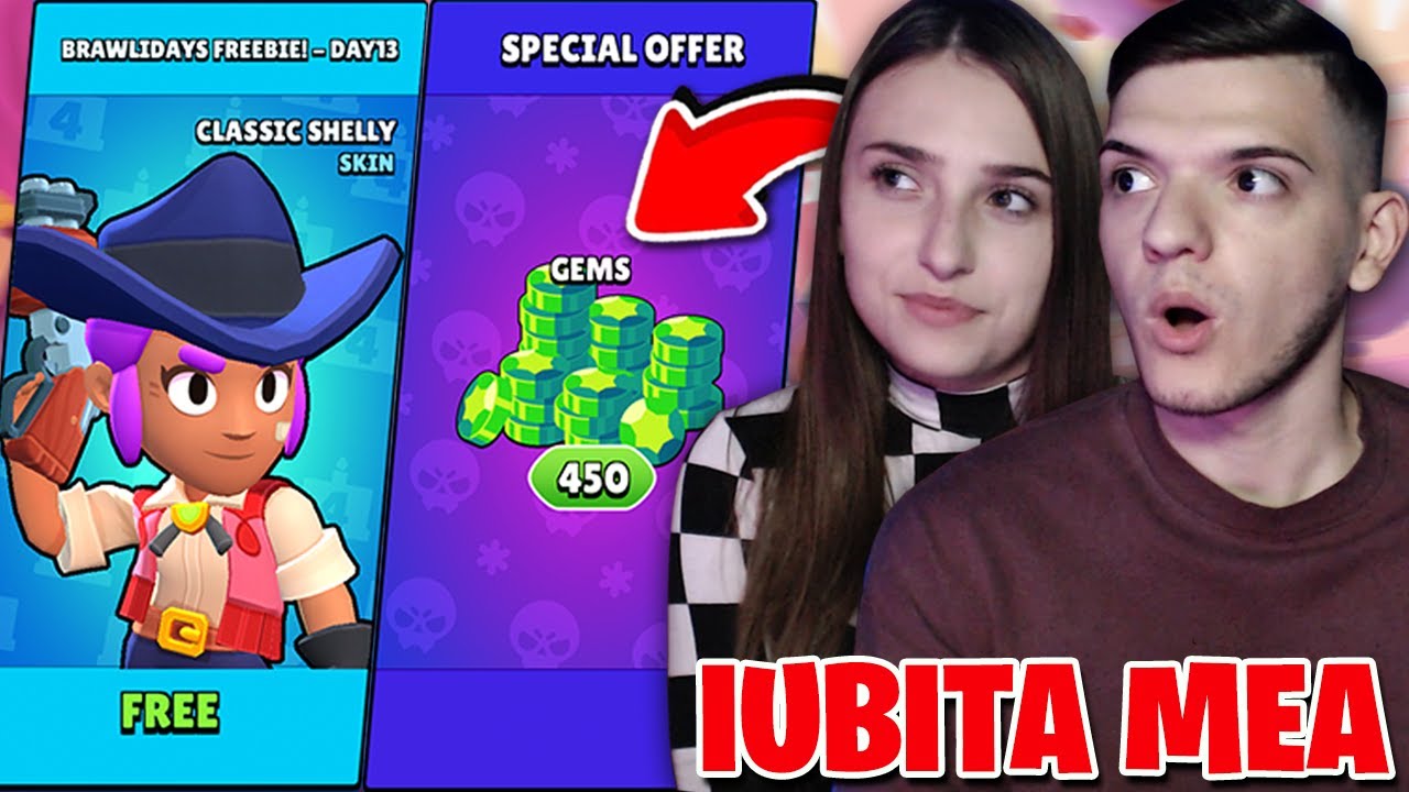 IUBITA MEA PRIMESTE PRIMUL SKIN GRATIS si GEMS RECOMPENSA! Brawl Stars