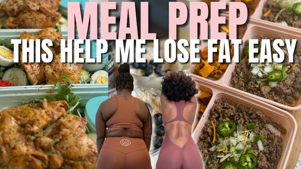 MEAL PREP FOR WEIGHT LOSS! This is helping me lose body fat! High protein & Low Carb!