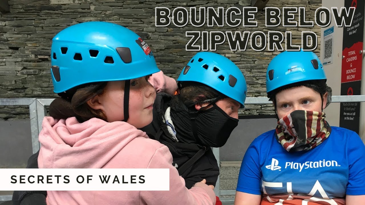 Bounce Below in Snowdon Wales II Zipworld II Secrets of Wales