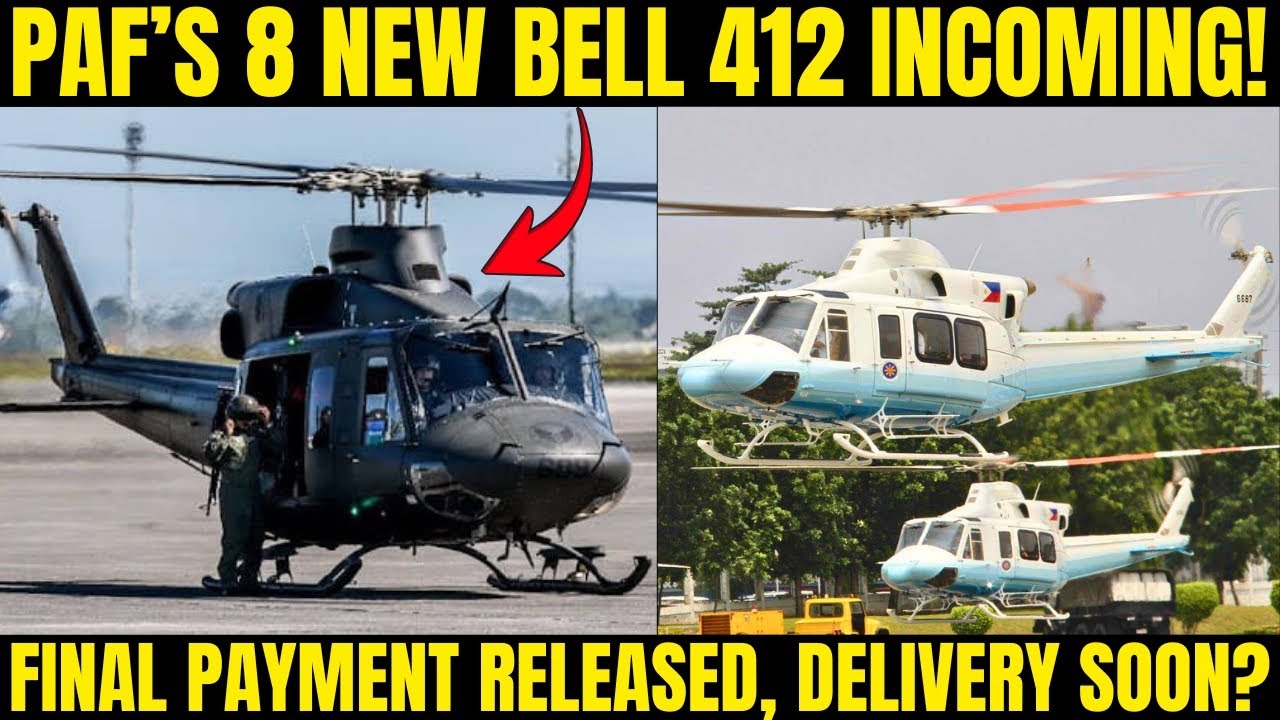 В ВВС Пакистана ожидается поставка 8 новых вертолетов Bell 412! Окончательный платеж произведен, ...