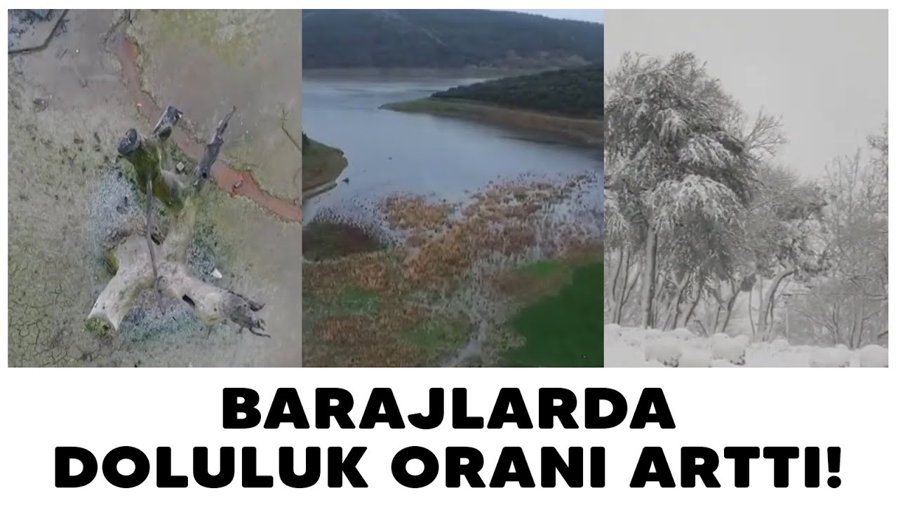 Barajlarda doluluk oranı yüzde 48.67'ye çıktı