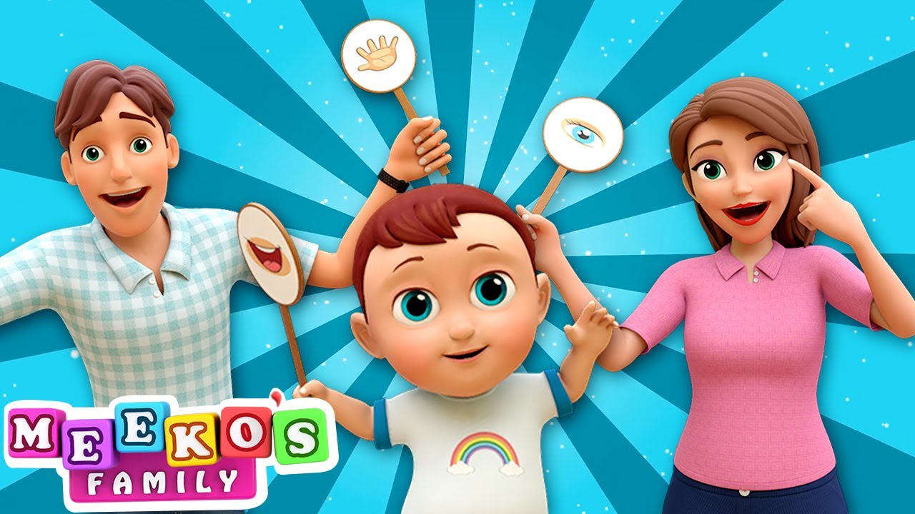 Baby Meeko's Five Senses Song - Family Songs For Kids | Meeko's Family