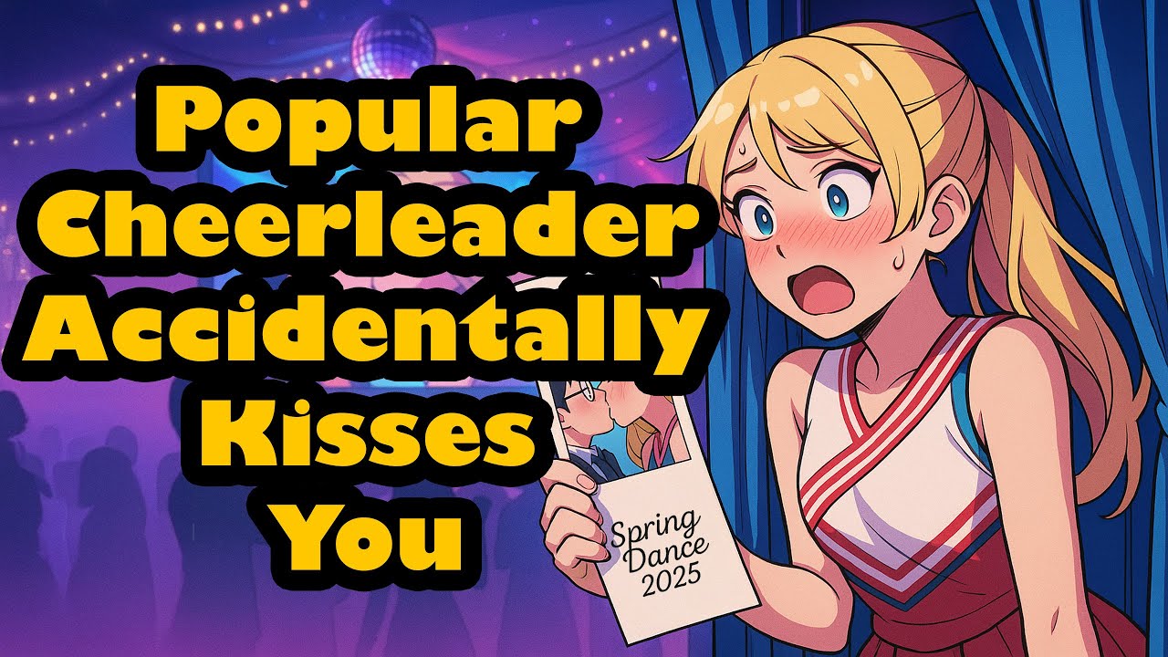 Popular Cheerleader Accidentally Kisses You [F4M] [Yapping] [ASMR]