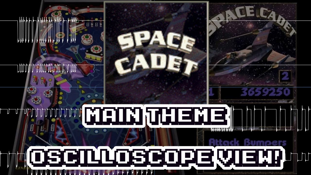 Space Cadet Pinball - Main Theme - In Oscilloscope View!
