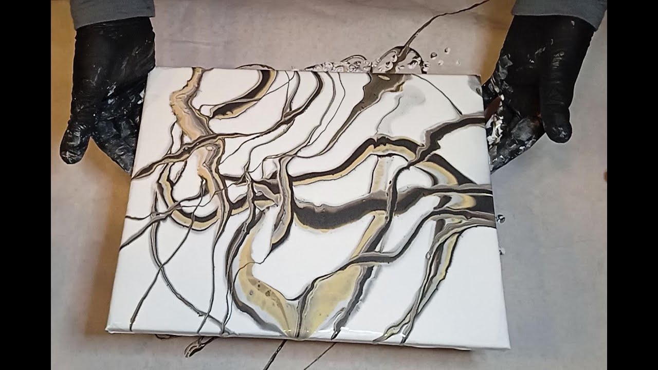 découvrez l'acrylic pouring : Entrelacs