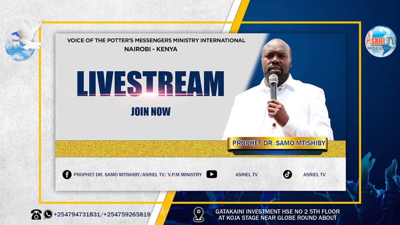 7 STEPS PROPHETIC SUNDAY SERVICE - PROPHET DR. SAMO MTISHIBY - 24TH MARCH 2024.