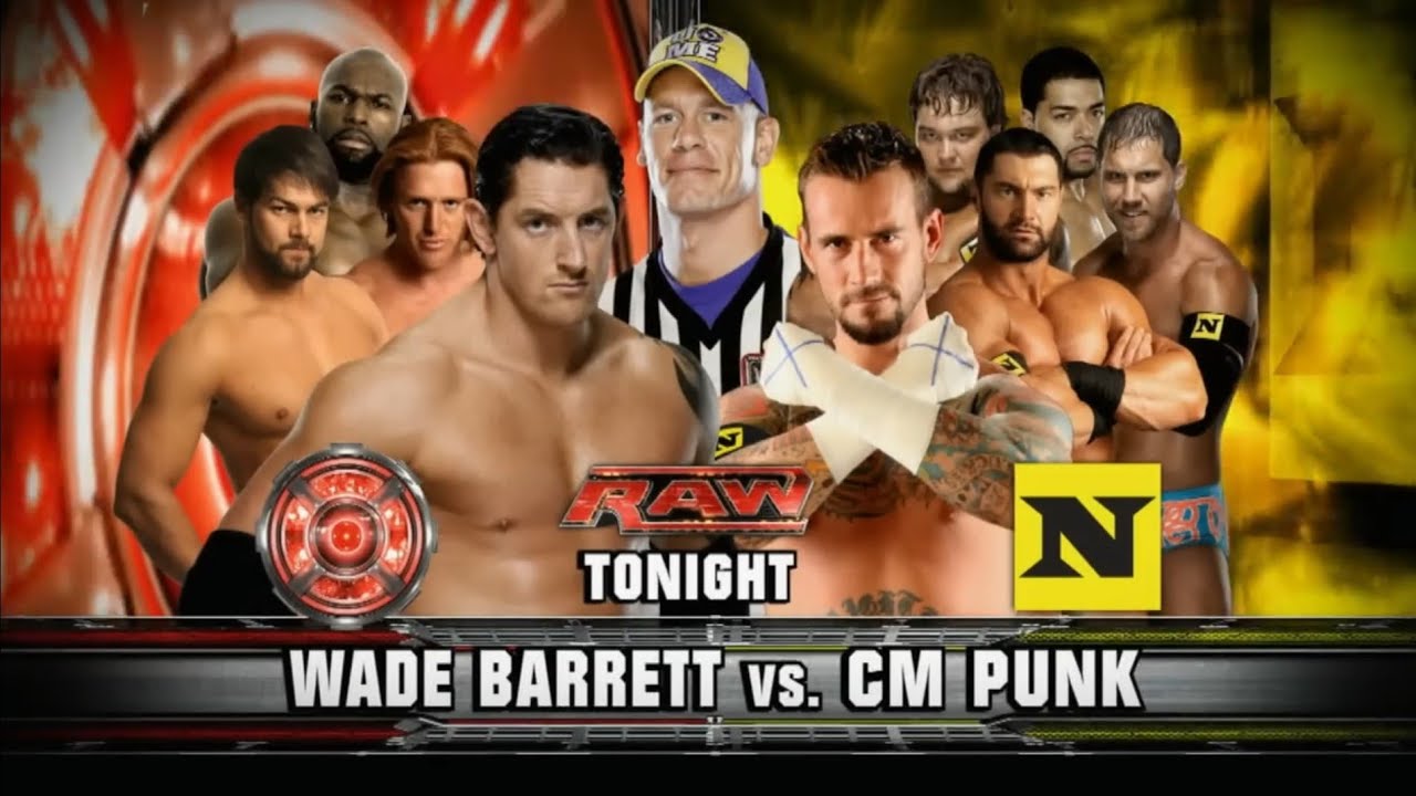 Lucha Completa: Wade Barrett Vs CM Punk &Aacute;rbitro Especial John Cena - WWE Raw 24/01/2011 (En Espa&ntilde;ol)