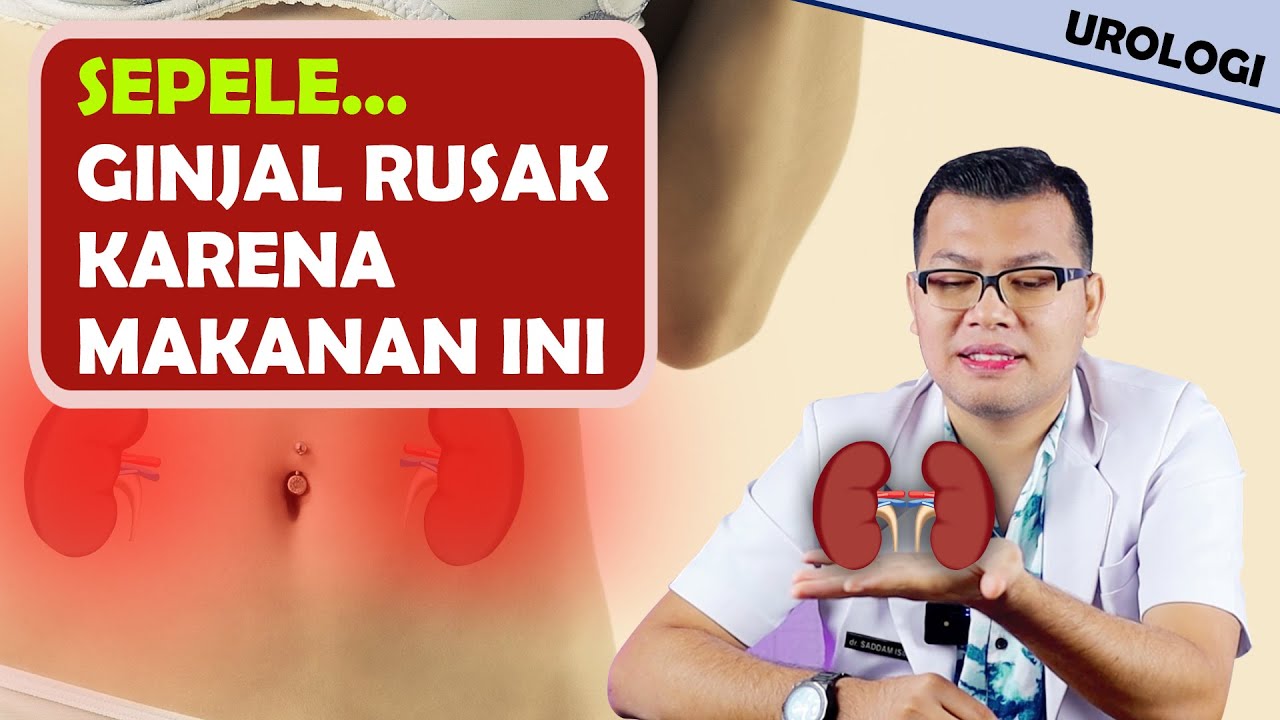 MAKANAN YANG JADI PENYEBAB GAGAL GINJAL - DOKTER SADDAM ISMAIL