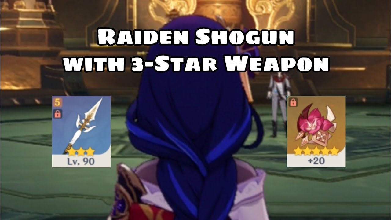 Level 90 C0 Raiden Shogun with White Tassel VS Childe | Genshin Impact