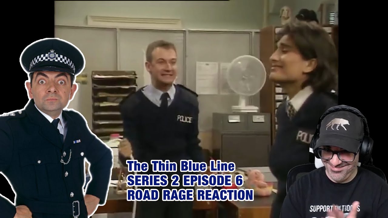 American Reacts to The Thin Blue Line - Series 2 Episode 6 Road Rage