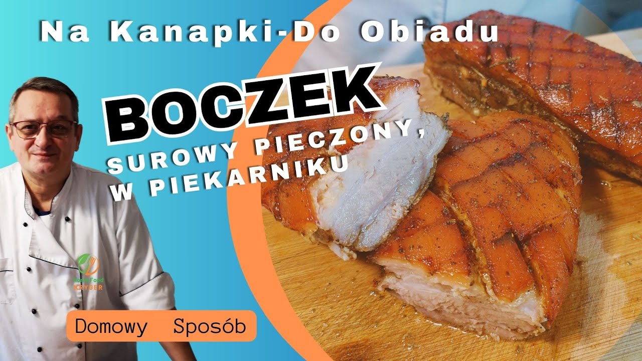 Domowy Przepis na Surowy Boczek w Piekarniku. Jak Upiec Krok po Kroku.