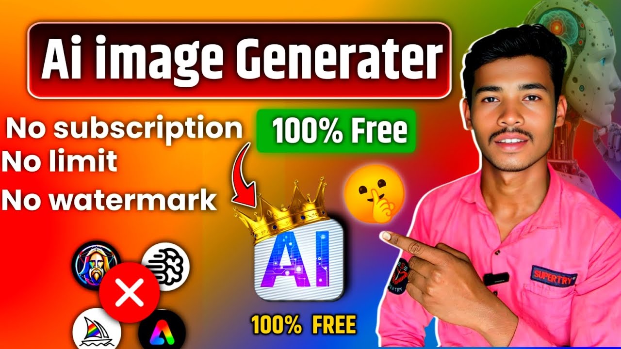 🔥 AI Image Generator 100% FREE | HD,4k,8k फोटो बनाओ | Best AI Tool 2025