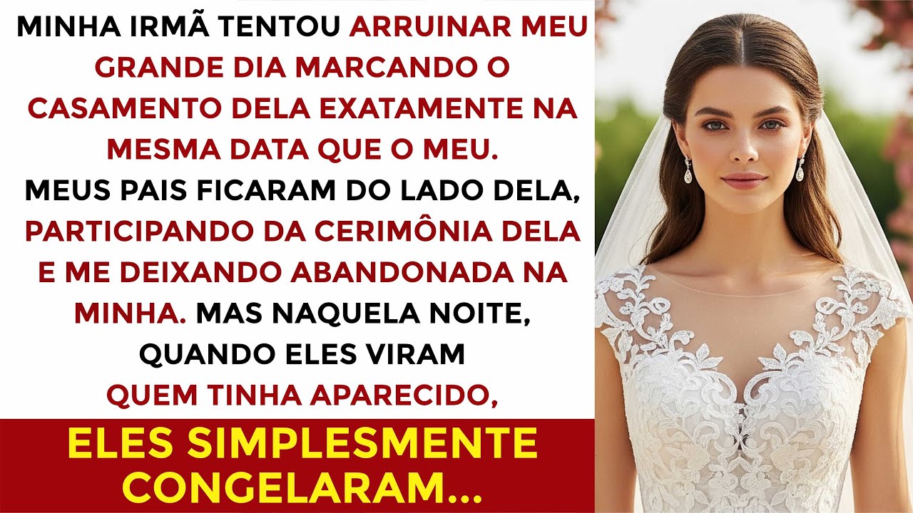 Minha irmã tentou ROUBAR os holofotes no dia do meu CASAMENTO - mas ela se ARREPENDEU quando...