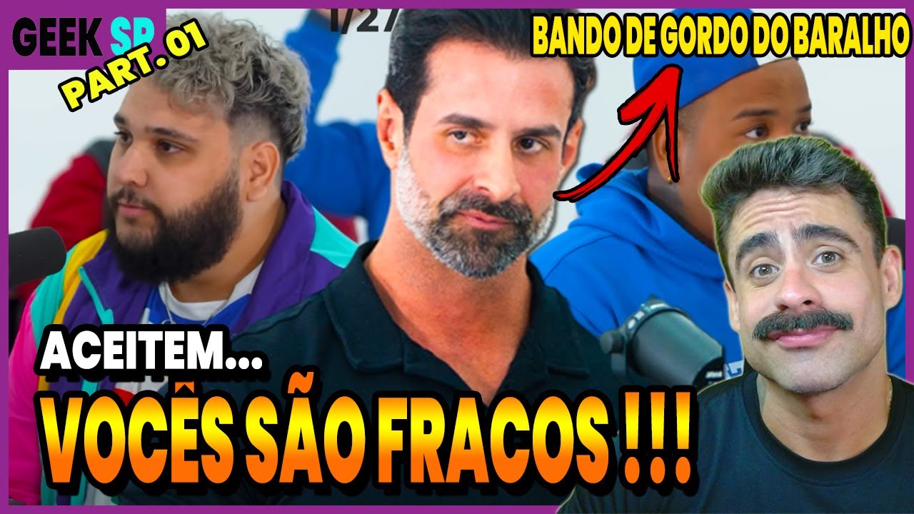AS PESSOAS PRECISAM URGENTEMENTE PARAR DE SE VITIMIZAR | 1 TREINADOR VS 30 GORDOS | FT. GUTO GALAMBA