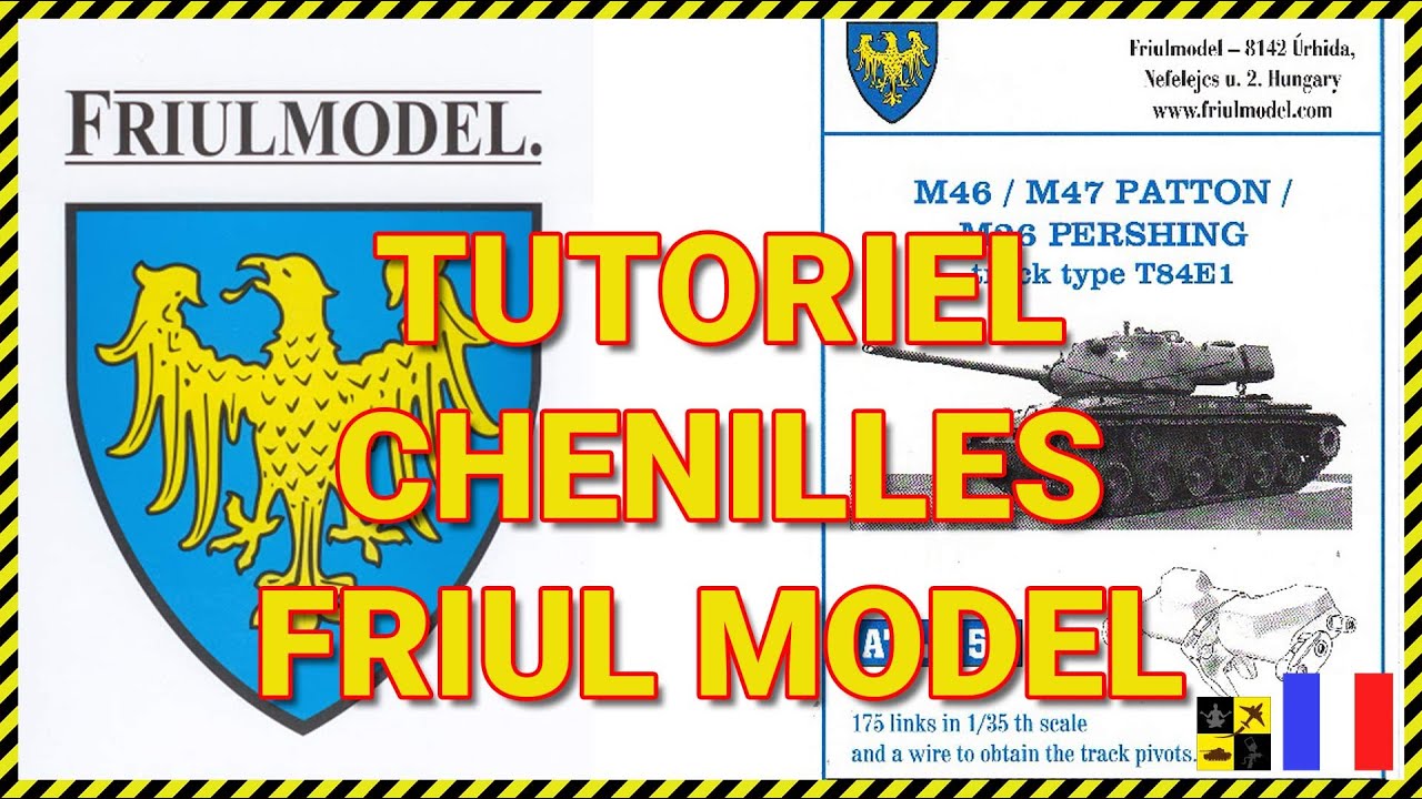 ⚙️ #Plastikdream maquette :  Chenilles en métal FRIUL pour débutants