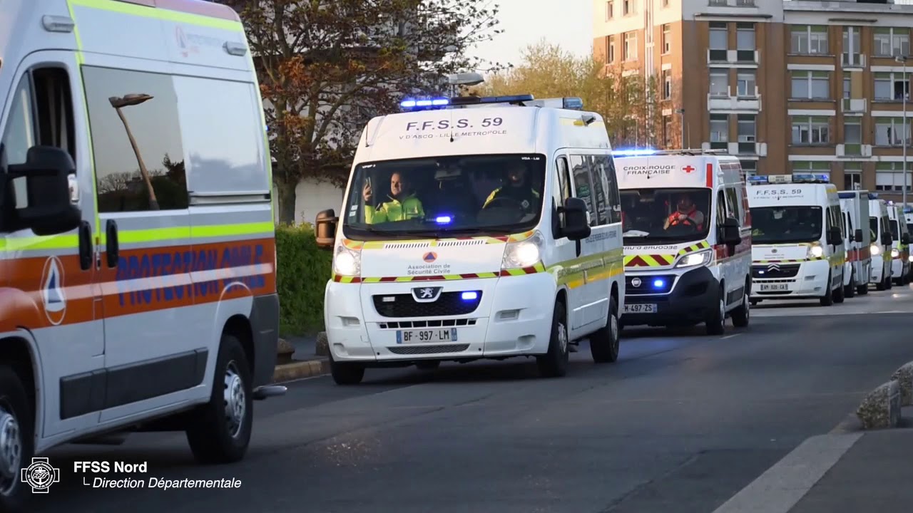 FFSS Nord : Hommage au soignants su CHU de Lille et du SAMU 59
