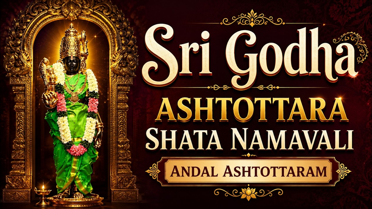 Sri Godha Ashtottara Shata Namavali | Andal Ashtottaram | 108 Names of Sri Andal