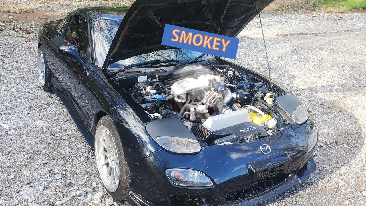 JDM RX7's REBUILT 13b ENGINE First Start Gone Wrong - It's Not the Rotarys Fault I Swear!!