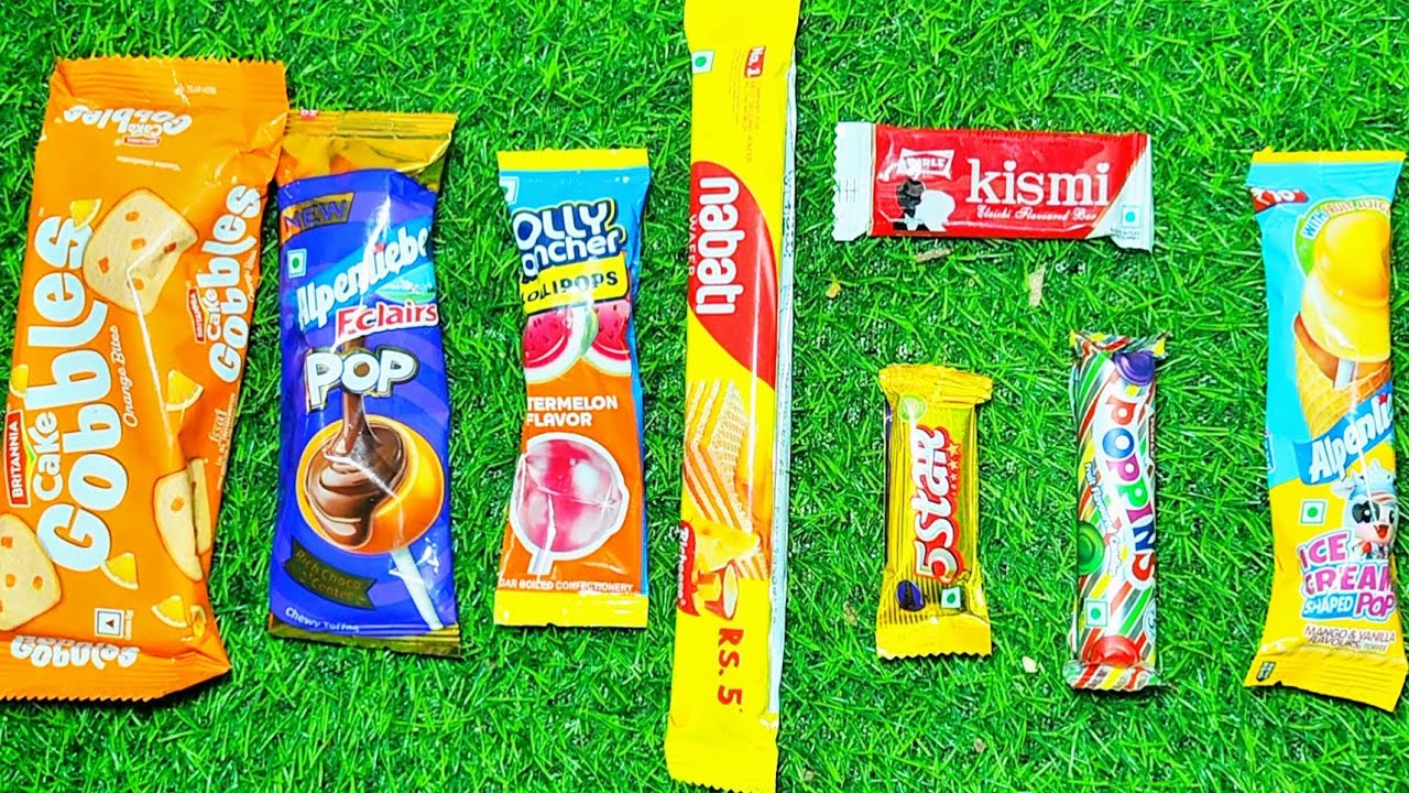 ASMR Most Popular Candys / some lots of colorful rainbow lollipop candy / unpacking chocolate eat💥💖