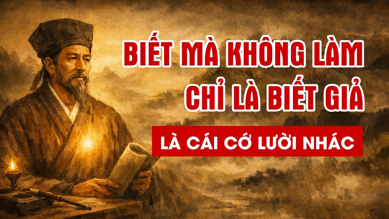 Vương dương minh: Biết mà không làm chỉ là biết giả