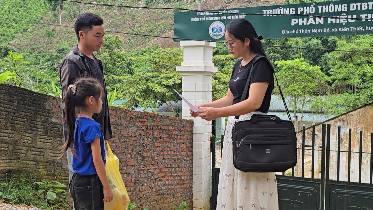 The orphaned girl was adopted by a kind man who also arranged for her enrollment in school.