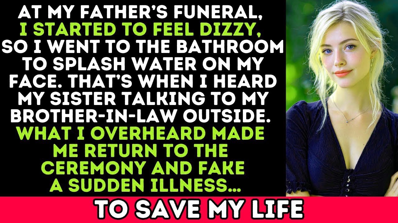 At My Father’s Funeral, I Heard Something That Made Me Fake A Sudden Illness To Survive.
