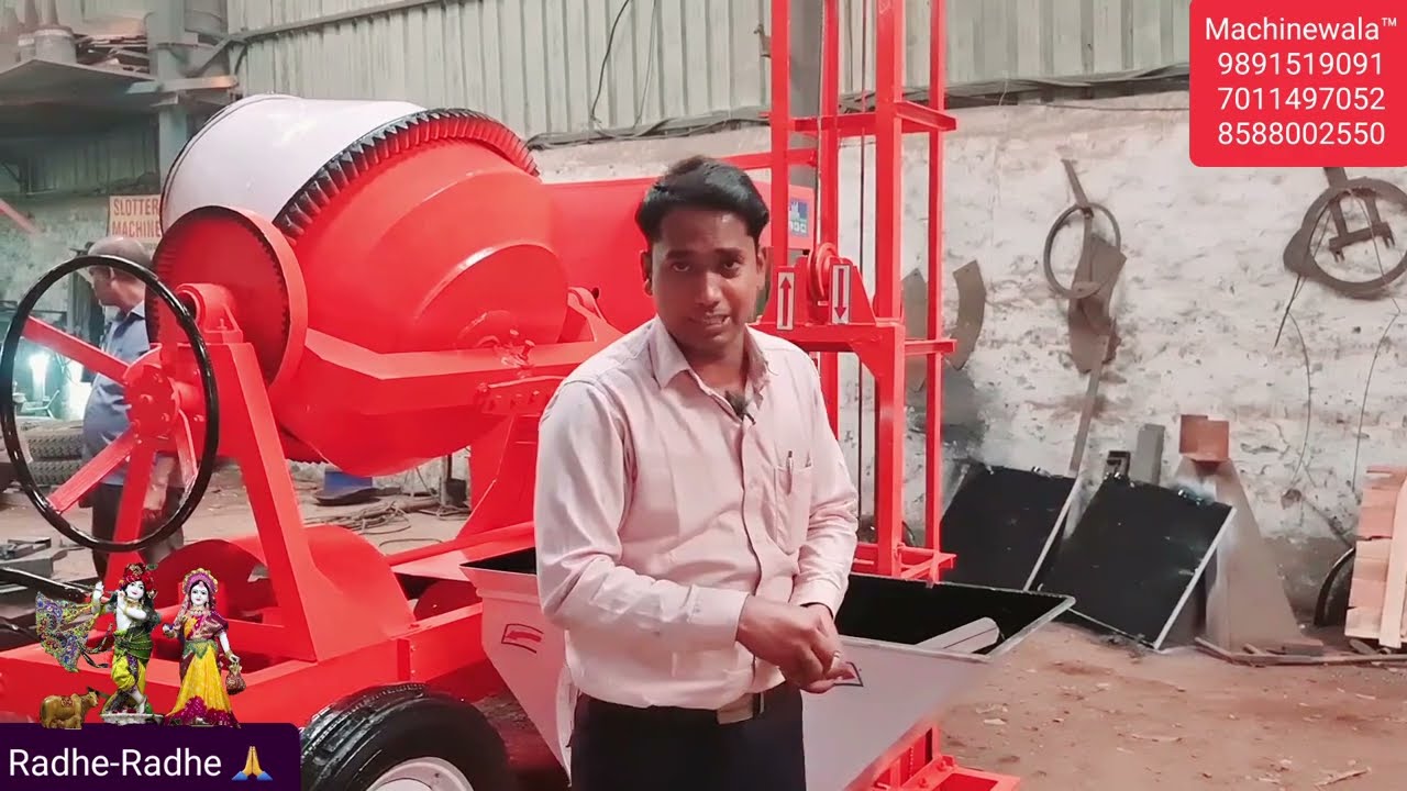 New Design 2 in 1 Work Concrete Mixture Machine/2 in 1 Miller With Lift Attachment/Machine wala