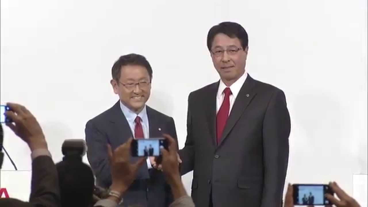 Press Conference Announcing Mazda-Toyota Partnership