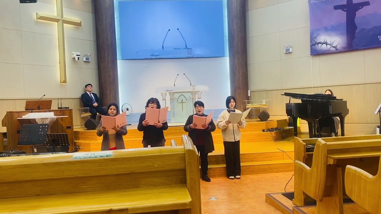 HOSANNA CHOIR || 십자가 십자가 그 위에 “ON THE CROSS” || on 1 March, 2026 || Samwe Church, South Korea 🇰🇷 