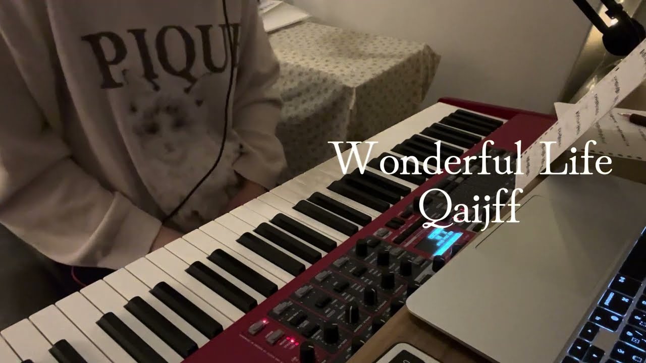 Wonderful Life / Qaijff ピアノパート耳コピしてみた。