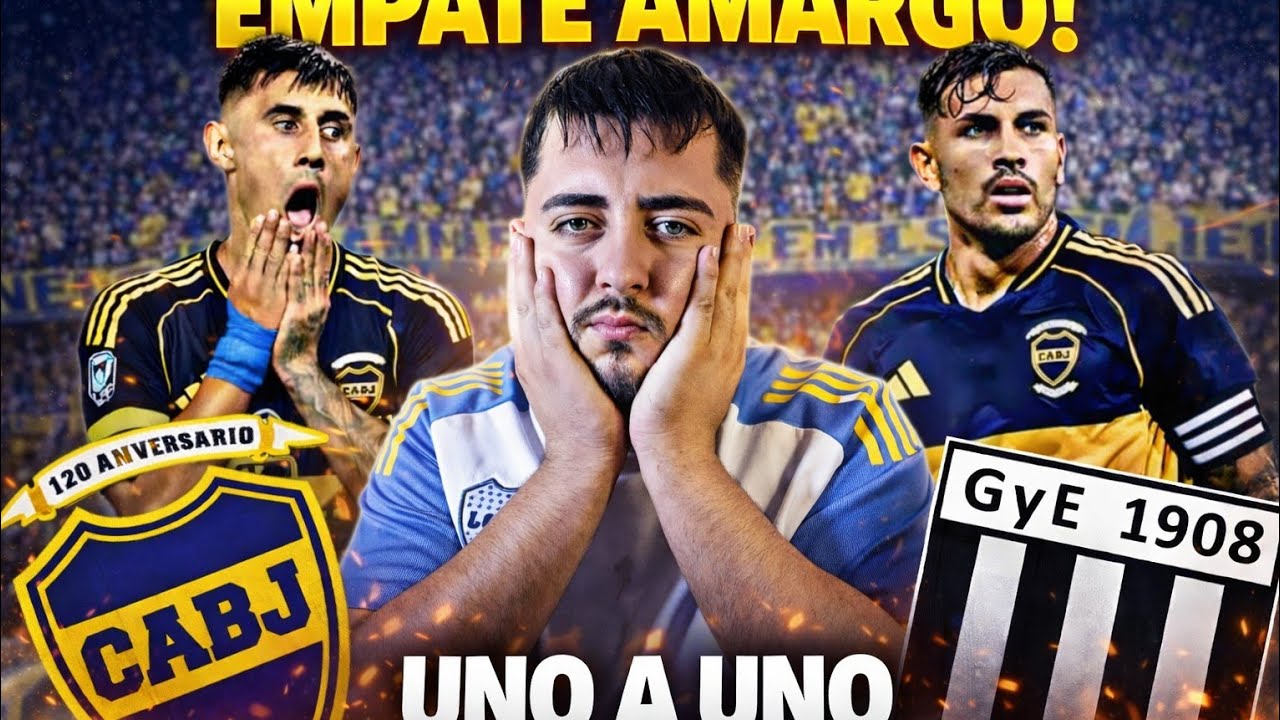 QUE SE VAYAN TODOS 😡 |  BOCA JRS 1-1 GYE Mendoza | fecha 8 del torneo apertura LPF