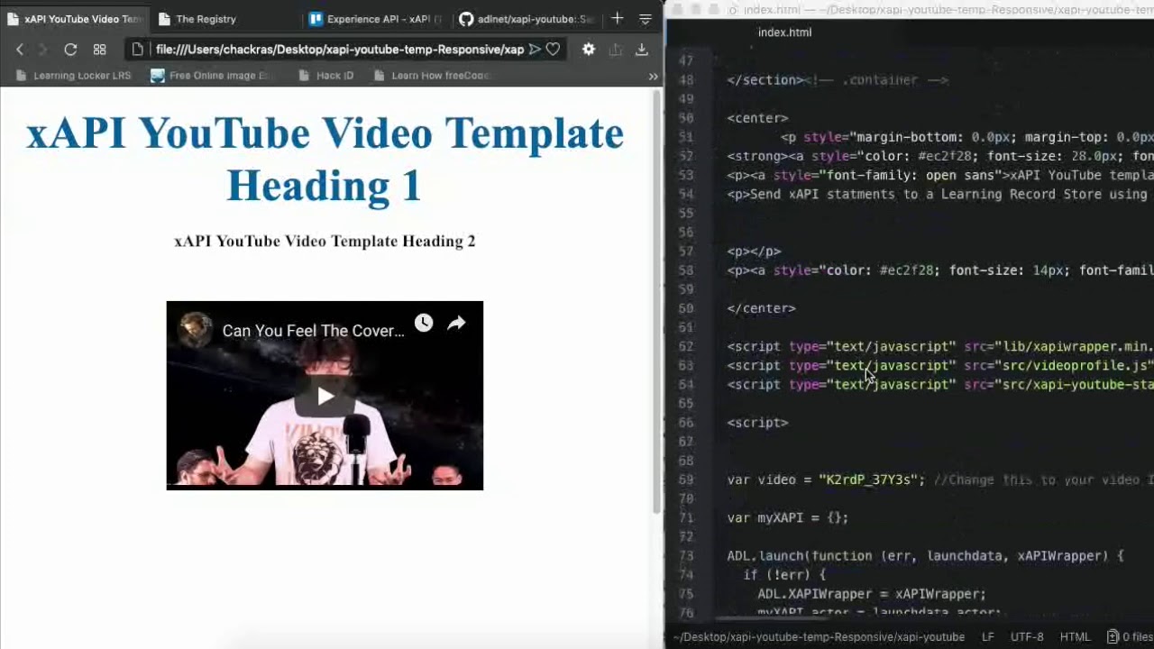 xAPI YouTube Tutorial