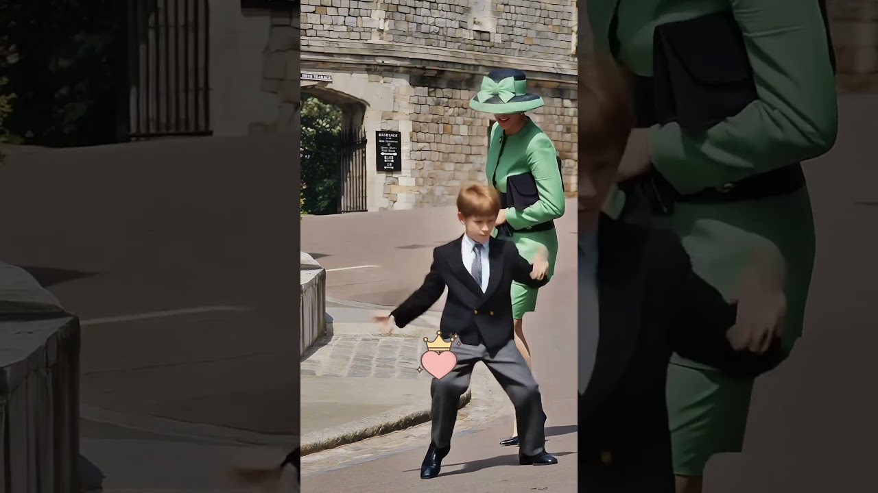 Little Harry Dance Wildly And Diana Laugh With Joy.