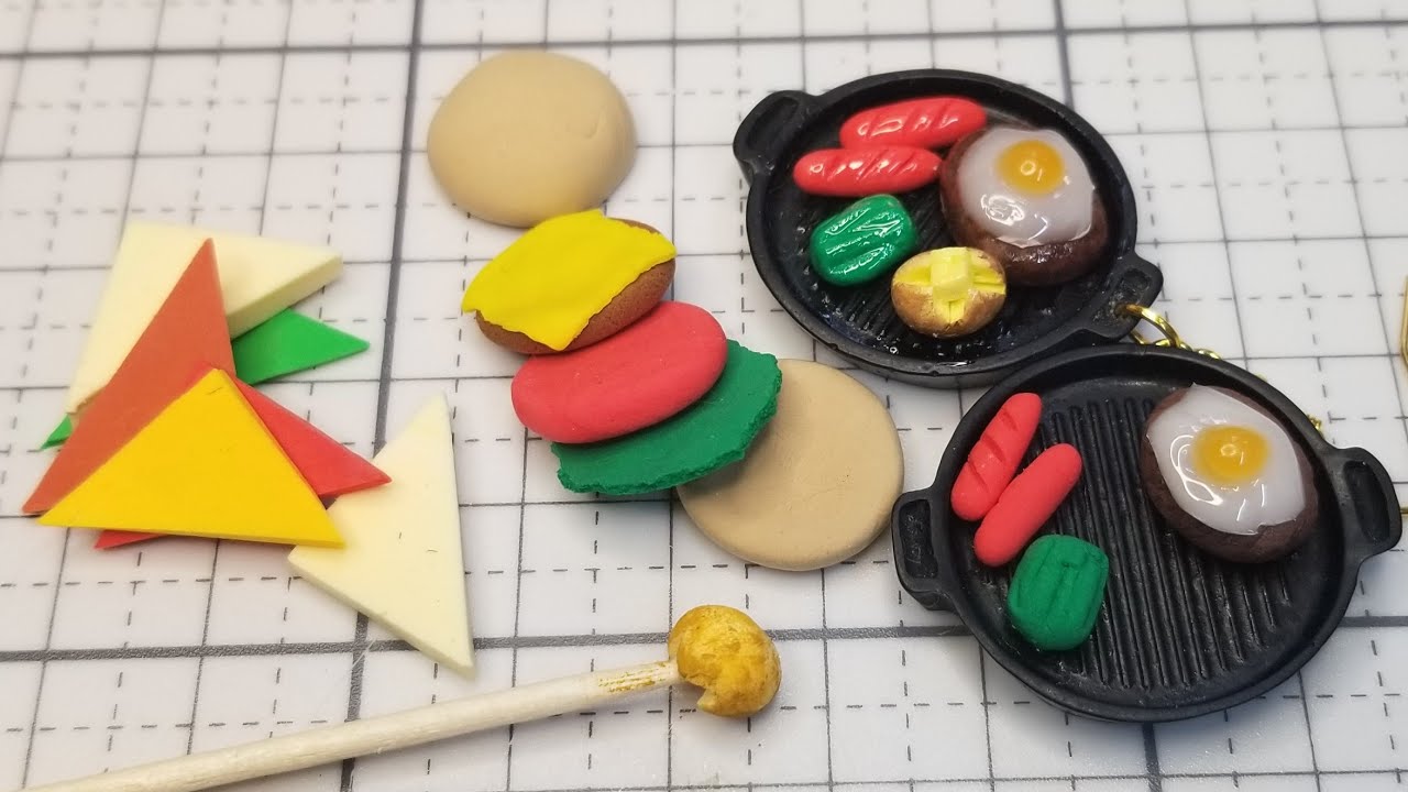 サンドイッチのピアスを作るよ！