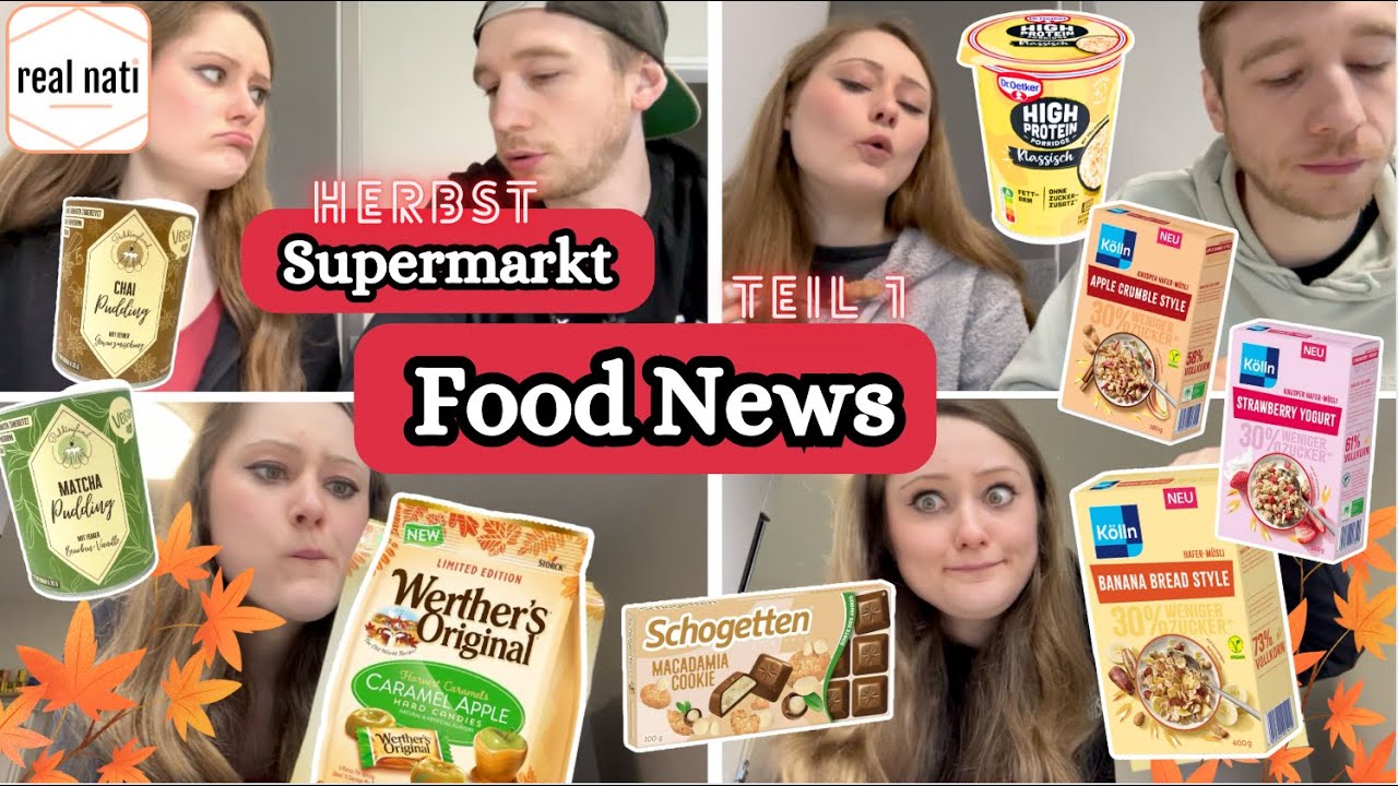 HERBST EDITION 🍁 FOOD NEWS aus dem Supermarkt 😋 Teil 1 🍂 Taste Test 🍫 