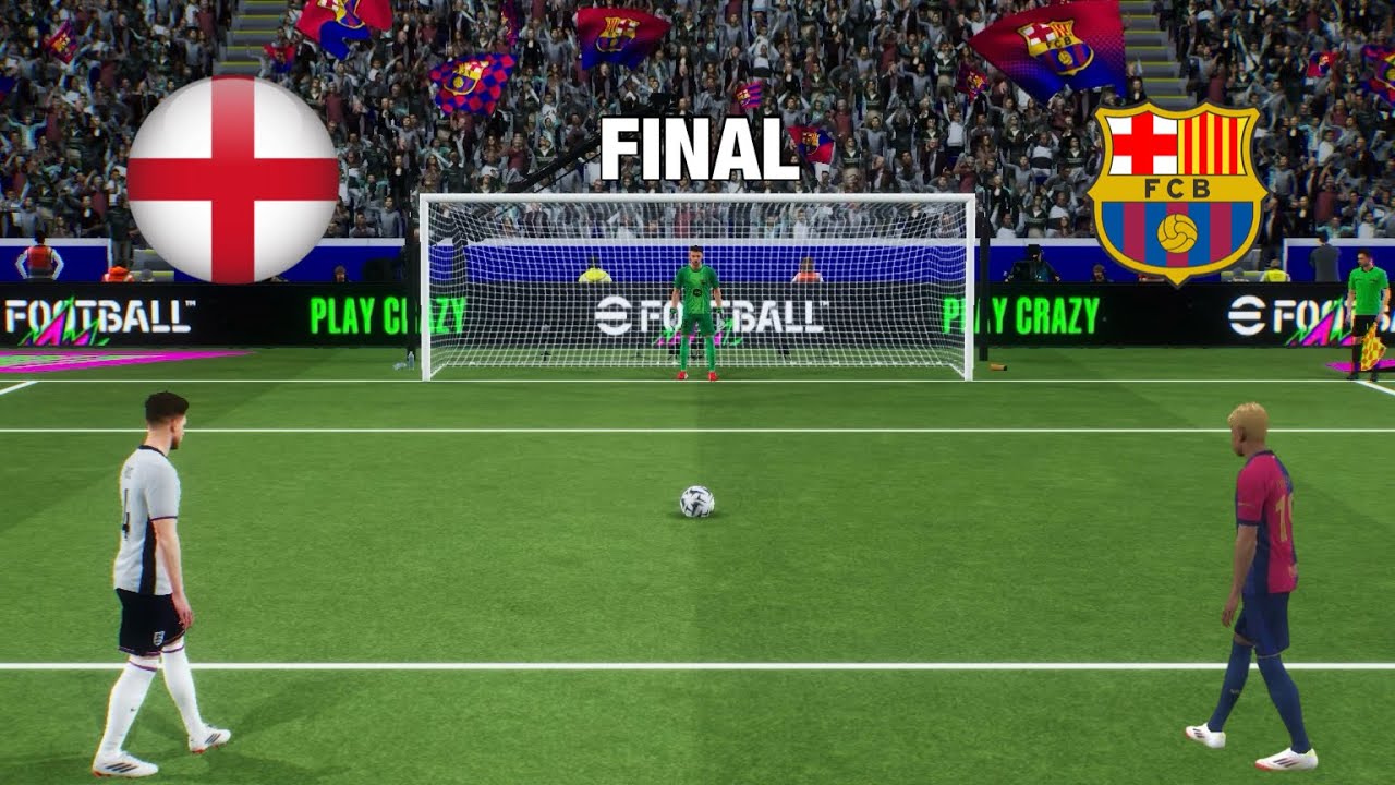 Palmer vs Lamine | FC Barcelona vs England Penalty Shootout | Highlights