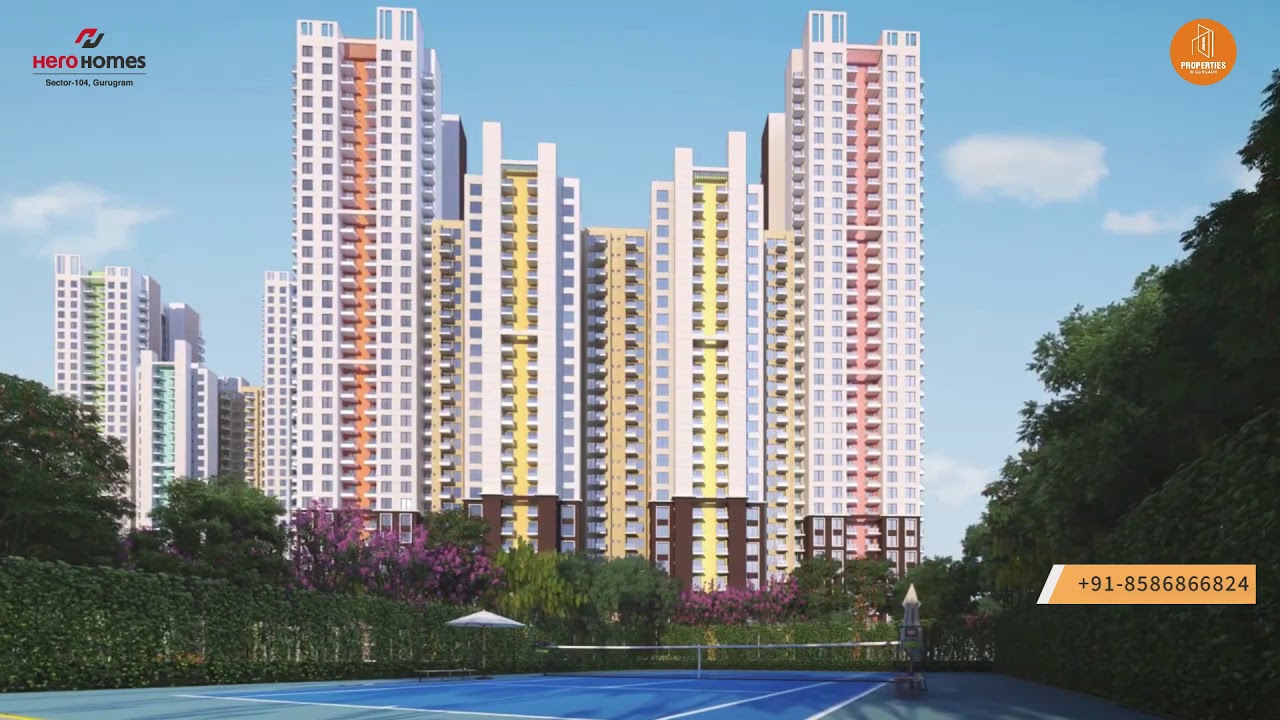 Hero Homes Gurgaon Sector 104 Gurgaon - Full Walkthrough Video