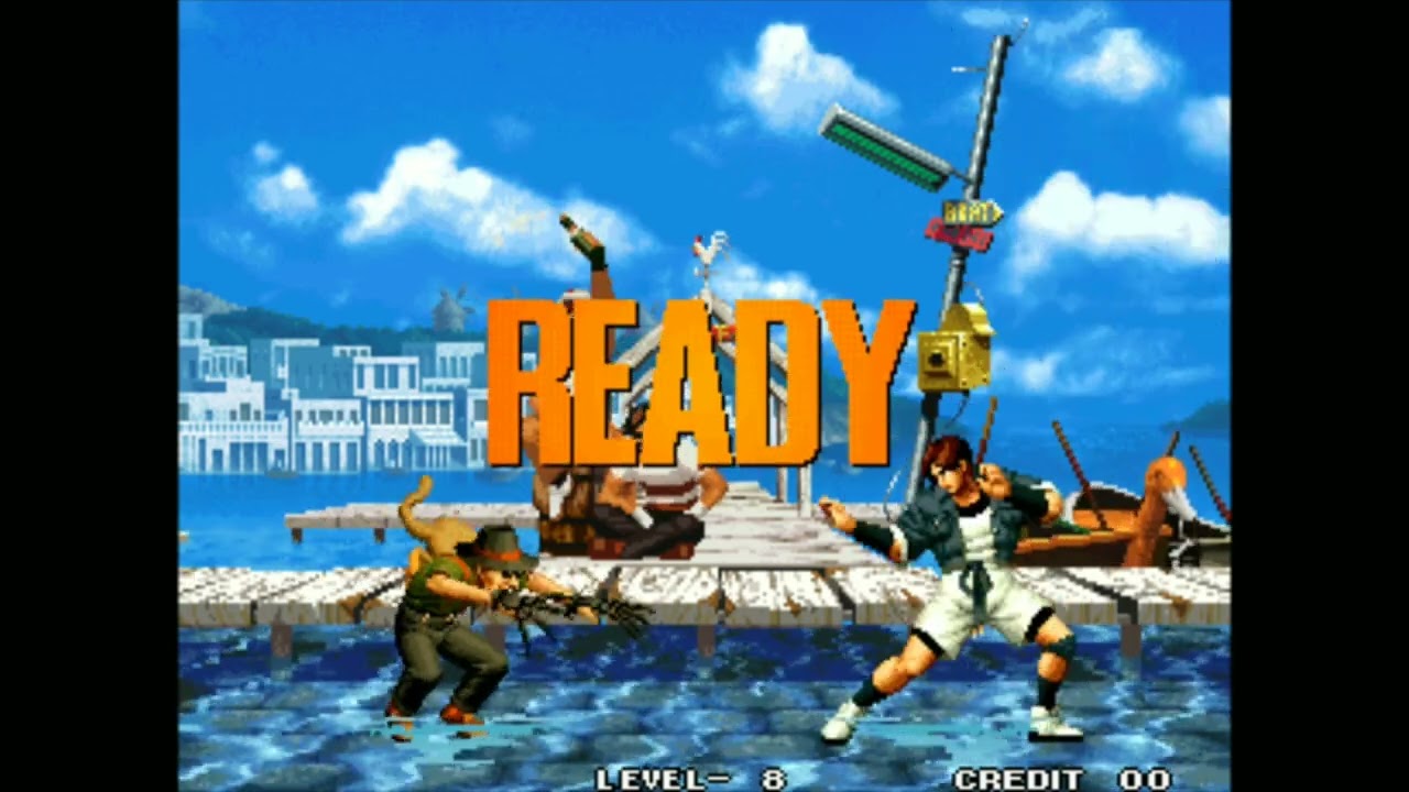 THE KING F FIGHTERS 95 NEOGEO MVS ARCADE LEVEL 8 EIJI KISARAGI TAKUMA SAKAZAKI CHOI BOUNGE SEM FINAL