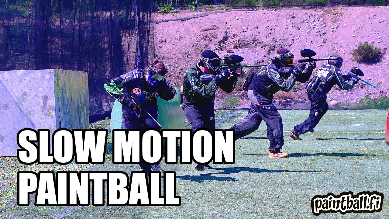 Paintball Slow Motion Chilling #paintball