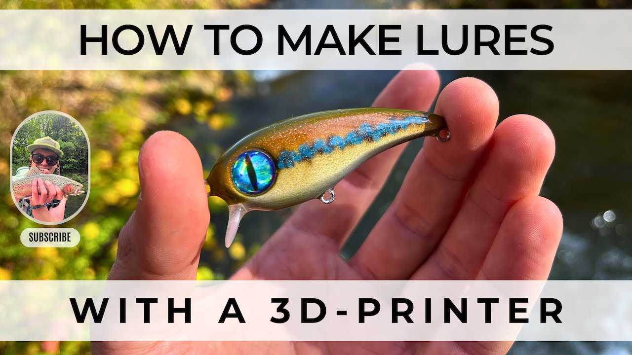 Как сделать РЫБОЛОВНЫЕ ПРИМАНКИ с помощью 3D-принтера