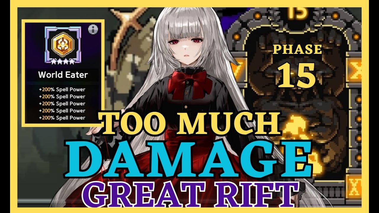 CLEAR! The Great Rift Phase 15 with Rie (Altar of Greed) [ King God Castle ]