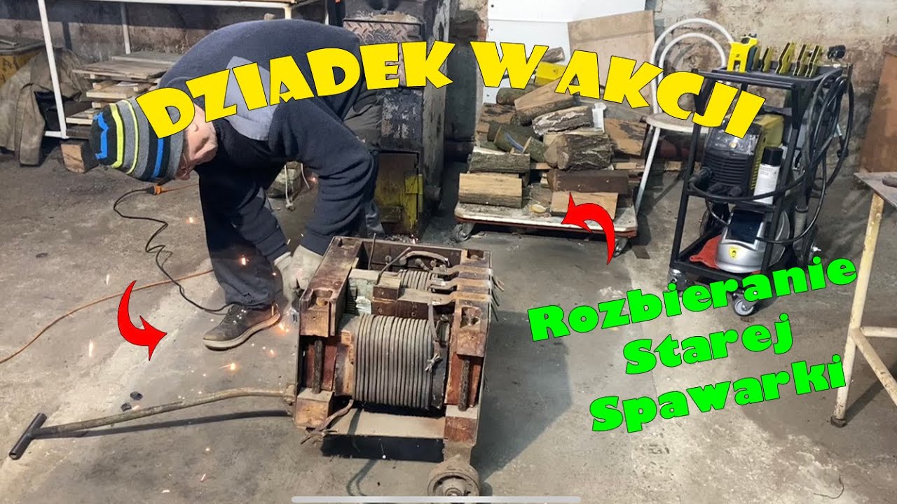 ‼️Rozbieranie Starej Spawarki‼️ | Spawarka Transformatorowa | Modyfikacja wózka na spawarkę