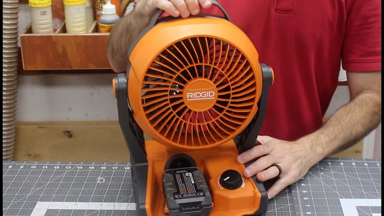Ridgid 18V Hybrid Jobsite Fan Quick Review