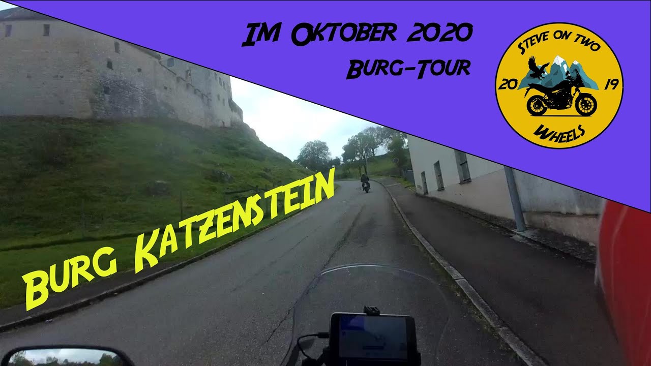 Motorradwandern zur Burg Katzenstein mit CB500X und CB650R