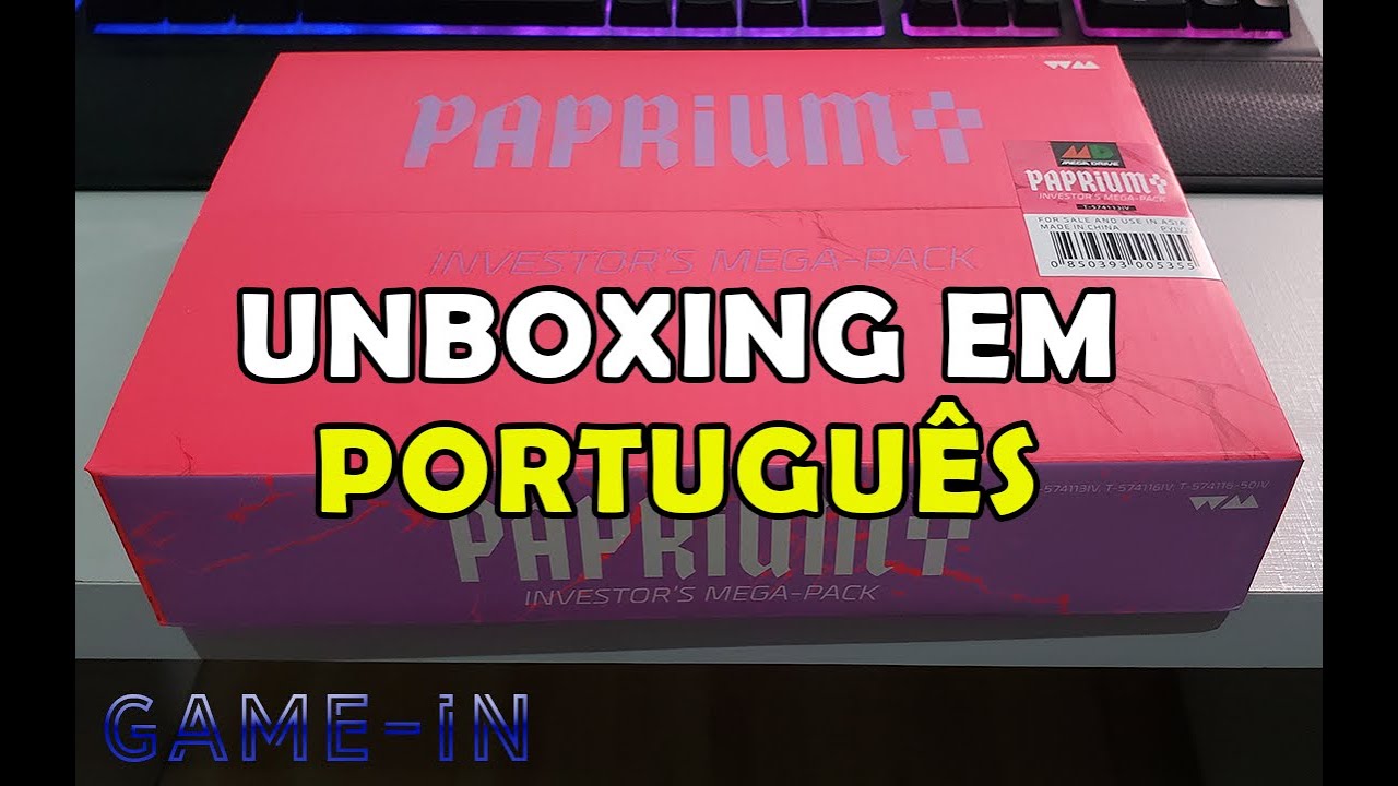 PAPRIUM -  Unboxing em Português
