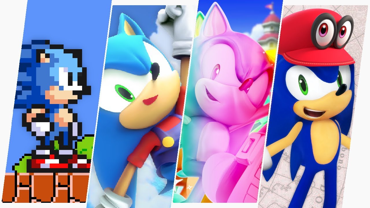 The Unofficial Evolution of Sonic in Super Mario Games