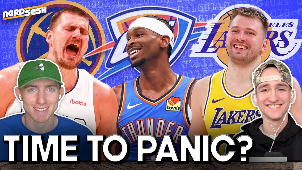 Jokic & Nuggets STRUGGLE AGAIN vs. SGA & Thunder, Knicks impress, Luka hate gone too far? | NerdSesh