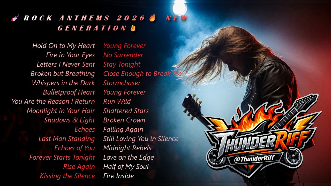 🎸Rock Anthems 2026🔥 New Generation🤘 Young Forever